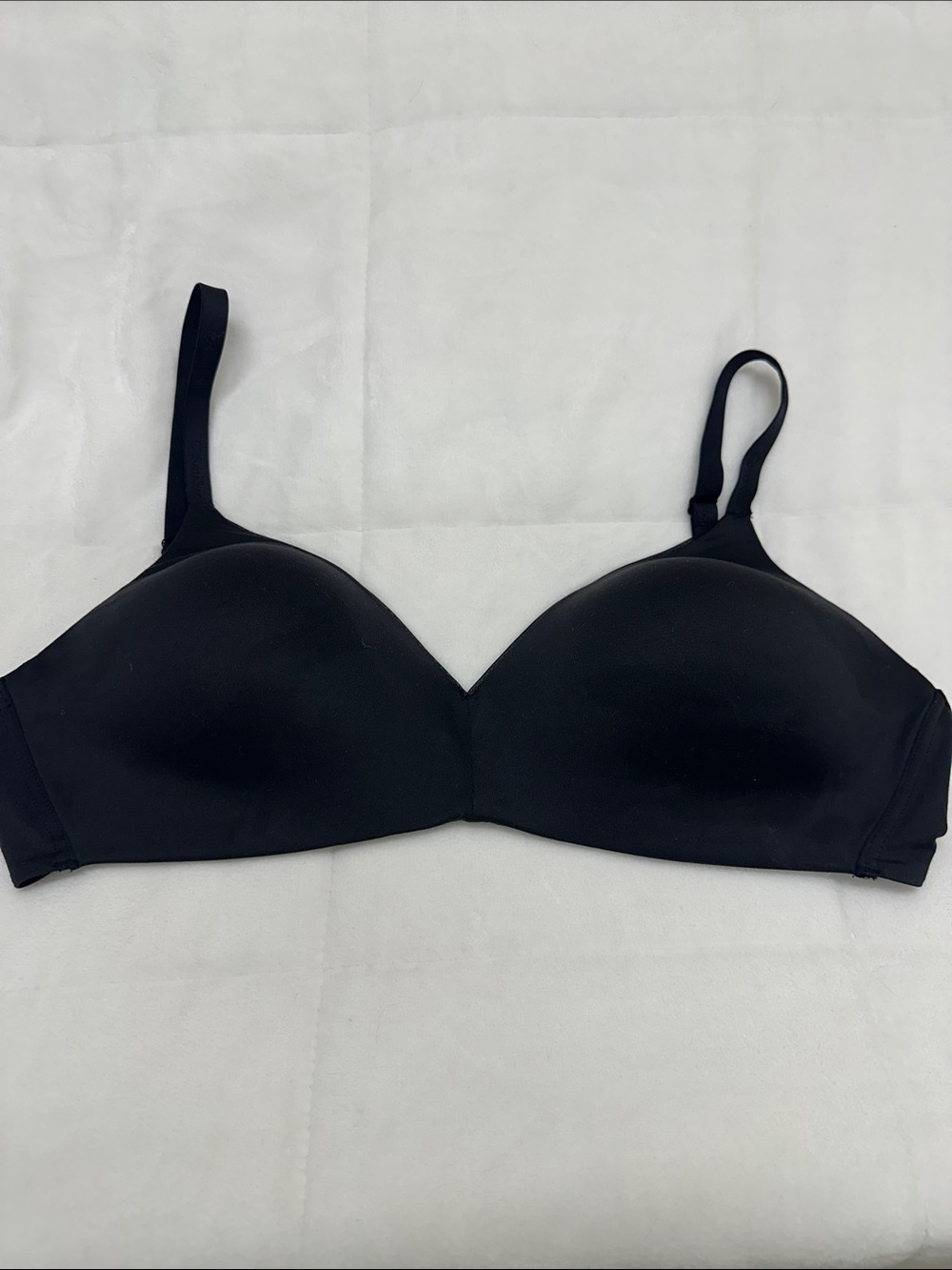Calvin Klein black wireless lightly padded bra size large